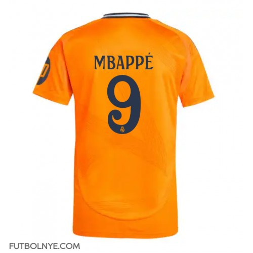 Camiseta Real Madrid Kylian Mbappe #9 Visitante Equipación 2024-25 manga corta